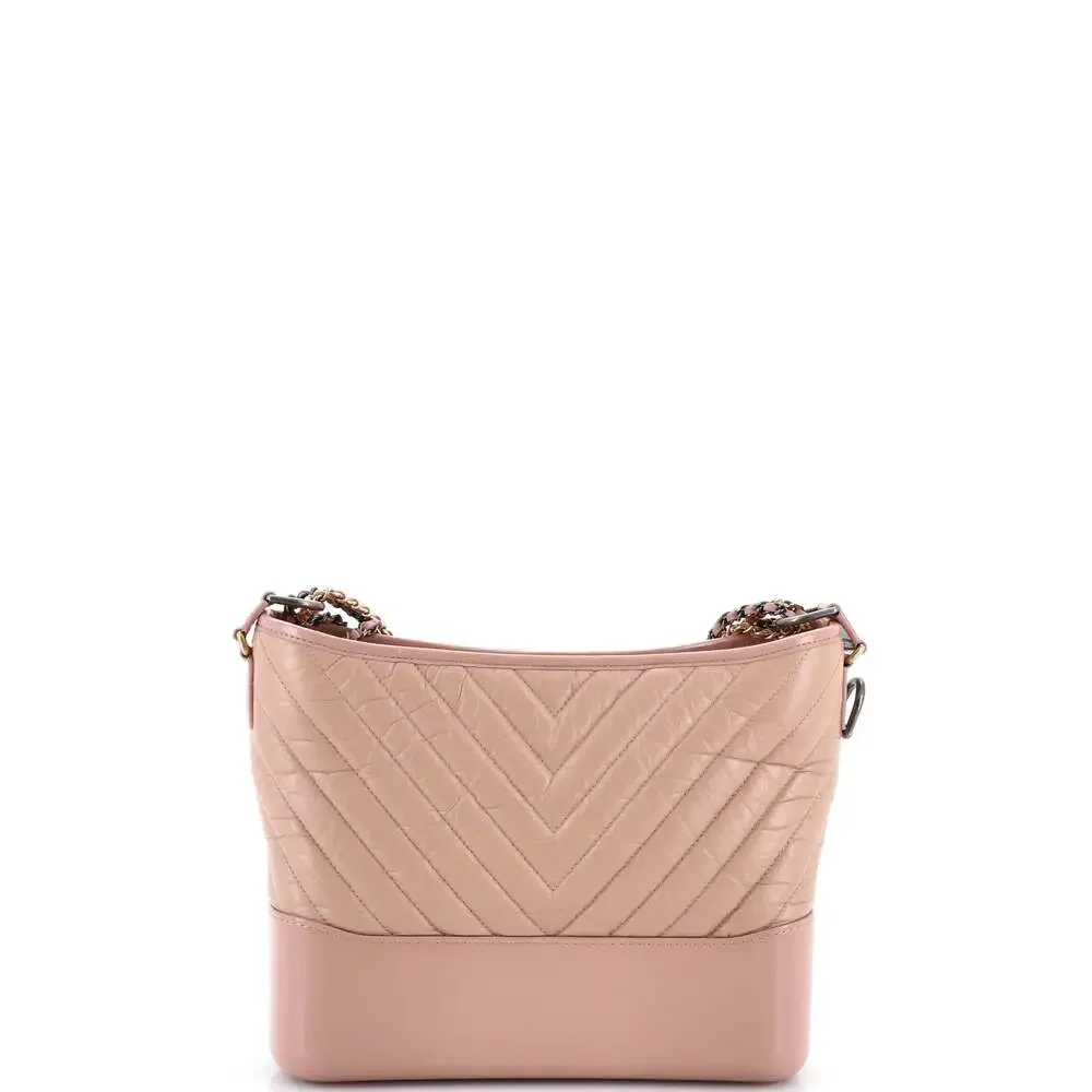 Chanel Gabrielle Hobo Chevron Aged #258459C24B - Picture 4 of 7